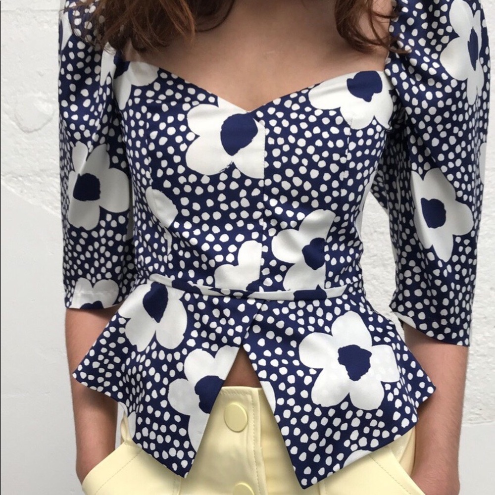 Maryam Nassir Zadeh Marina Blouse